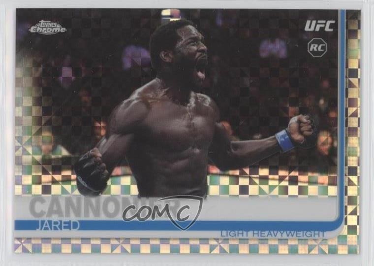 2019 Topps Chrome UFC X-Fractor Jared Cannonier #98 r1i
