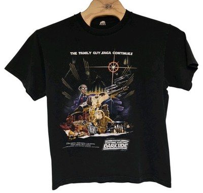 Vintag 2001 Family Guy Star Wars Large Graphic Tshirt Darkside Sz Large Y2K