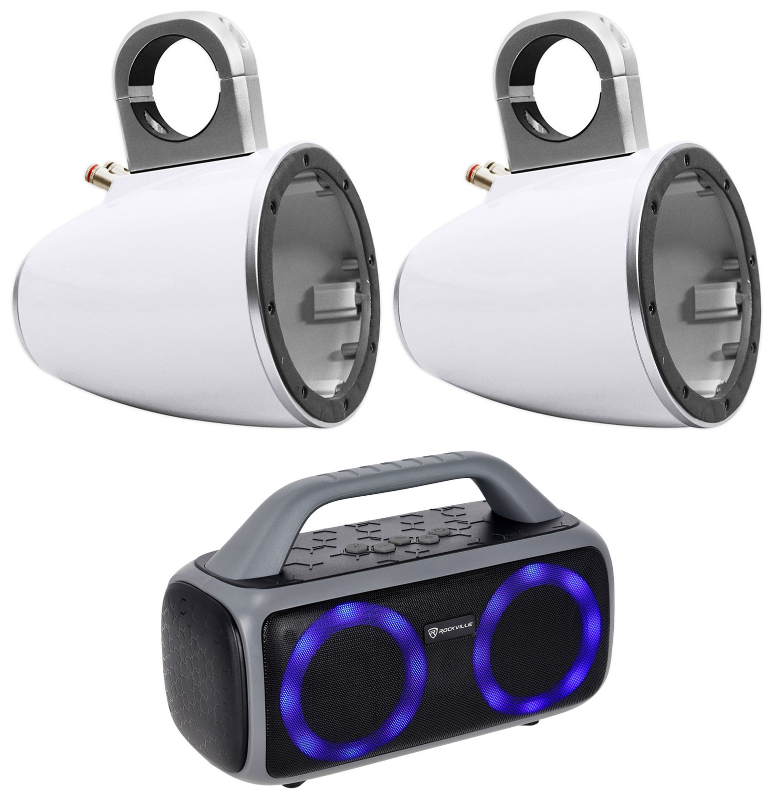 Kicker 43KMTES8W White Marine 8 Корпусов для вейкбордов KMTES8 Бесплатный динамик 6199000₽