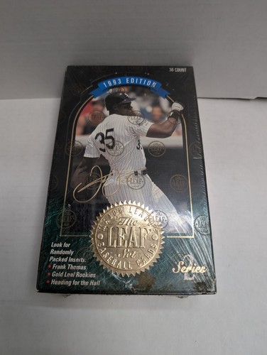 1993 Leaf Series 2 Baseball Factory Sealed Wax Box 36 Packs Gold Leaf Rookies