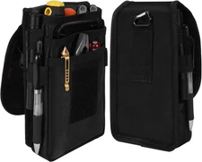 Belt Tool Pouch, Multitool Organizer Electrician Holster Nylon Tactical Pocket
