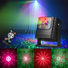 60Pattern Laser Projector LED Stage Light RGB Disco DJ KTV Show Party Lighting