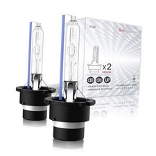 Xenon HID Headlight Bulbs - 8000K 35W High Low D4S 8000K White with Blue Tinge