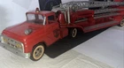 Vintage ~’59  Tonka 5: TFD Aerial Fire Truck. Excellent - Red - All Parts.
