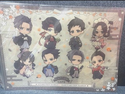 Capcom Cafe Ace Attorney Clear File Japan Anime
