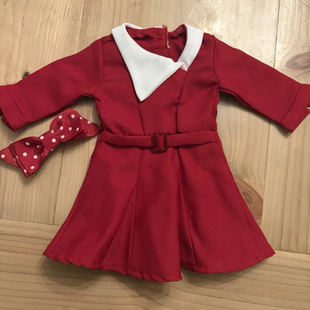 white christmas dresses Betty Dress 18 Inch Doll Sewing Pattern – Appletotes & Co main image 0