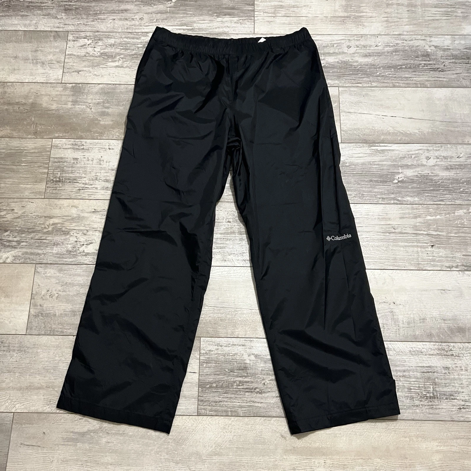 Columbia Omni-Tech Mens Black Waterproof Rain Pants Nylon XL Lightweight Shell
Opens in a new window