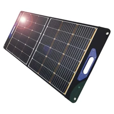 100 Watt Folding Portable Solar Panel- New Shade Stopper™ Tech