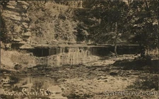 Listen Creek Falls Original Vintage Real Photo Postcard RPPC