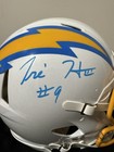 TRE HARRIS SIGNED LOS ANGELES CHARGERS SPEED Authentic HELMET BECKETT — photo 1