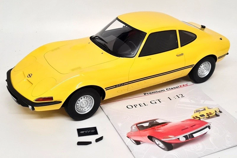 Premium Classixxs 1/12 Opel GT/J Junior Yellow (NEEDS TLC) Large Resin Model Car - Photo 3/4