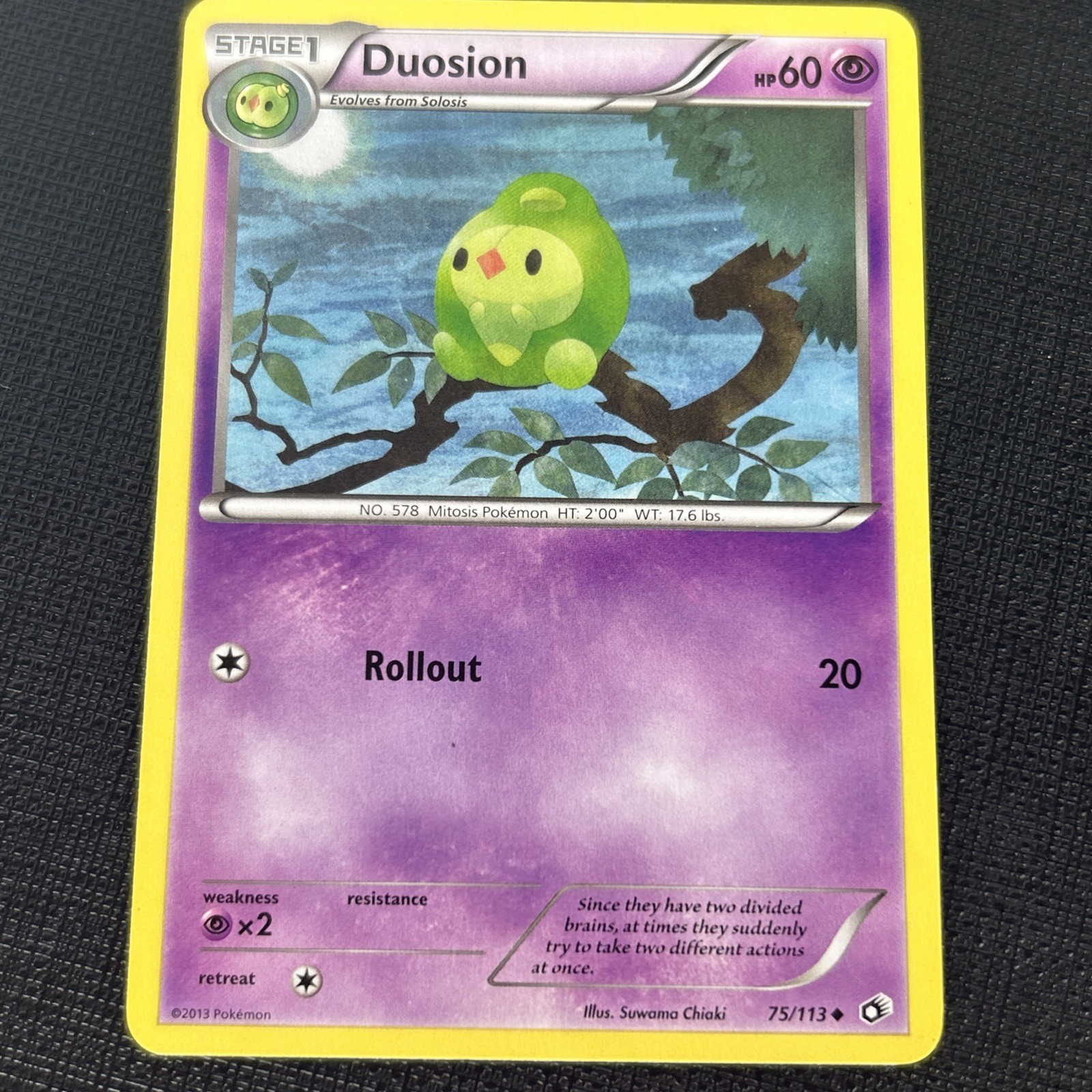 Duosion 75/113 Uncommon Legendary Treasures Lightly Played Pokemon Card