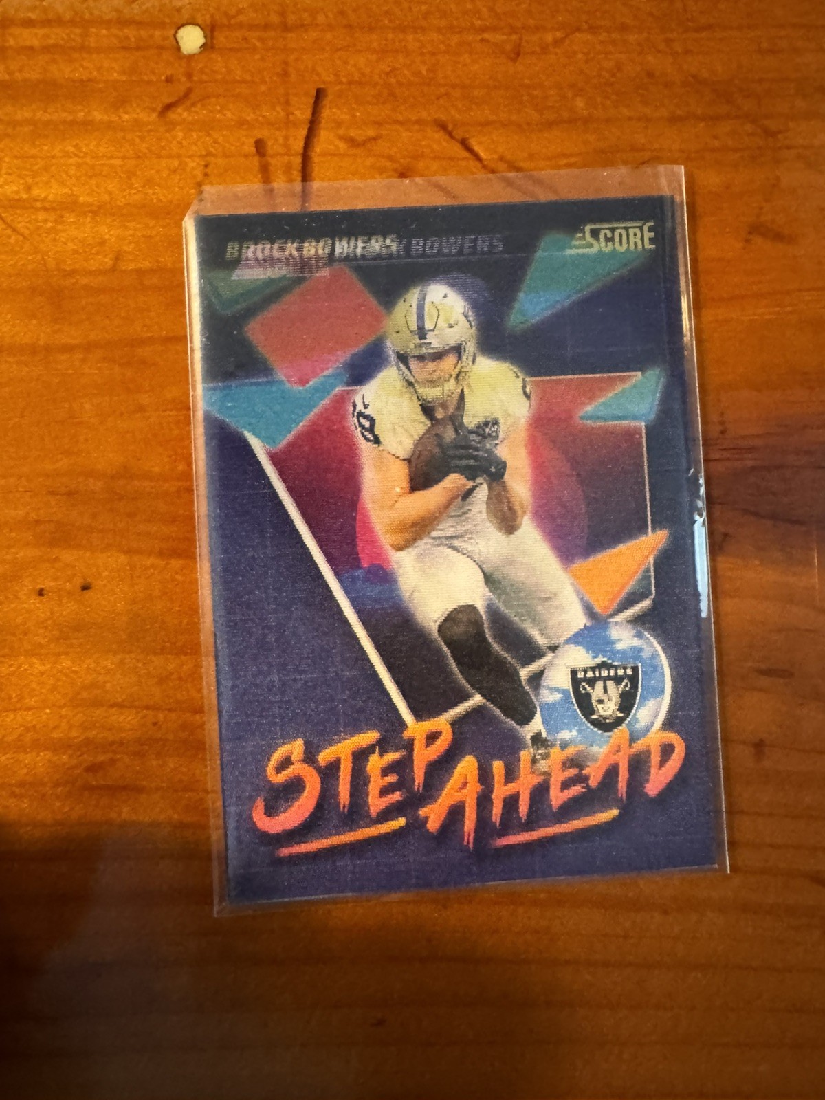 2025 Score SSP Lenticular Brock Bowers Step Ahead: Raiders: SA-BBS