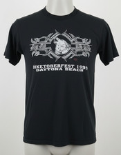 Vtg 1999 Biketoberfest T-Shirt L Daytona Beach Wolf Main Street Jerzees Biker