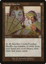 MTG Magic the Gathering Credit Voucher (289/350) Mercadian Masques LP