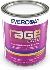 New Evercoat Rage Gold Body Filler Gallon 112 w/hardener. FREE 2-3 Day Shipping!