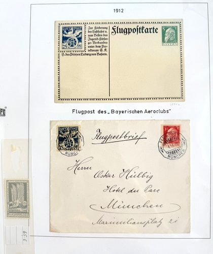 Zeppelinpost Ausstellungssammlung mit über 90 AK's, Fotos & Briefen 1900 - 1926 - Picture 2 of 24