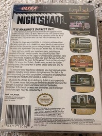 Nightshade Ultra Konami Nintendo NES Box & Styrofoam Only + Box Protector