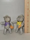 Lot 2 Vintage 1984 Cabbage Patch Kids KOOSAS PVC Mini Figures Cats Dog