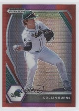 2021 Panini Prizm Draft Picks Red & Purple Hyper Prizm Collin Burns #PDP167 ff8
