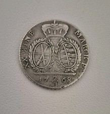 Germany, Saxony, 2/3 Taler 1768 E.D.C.