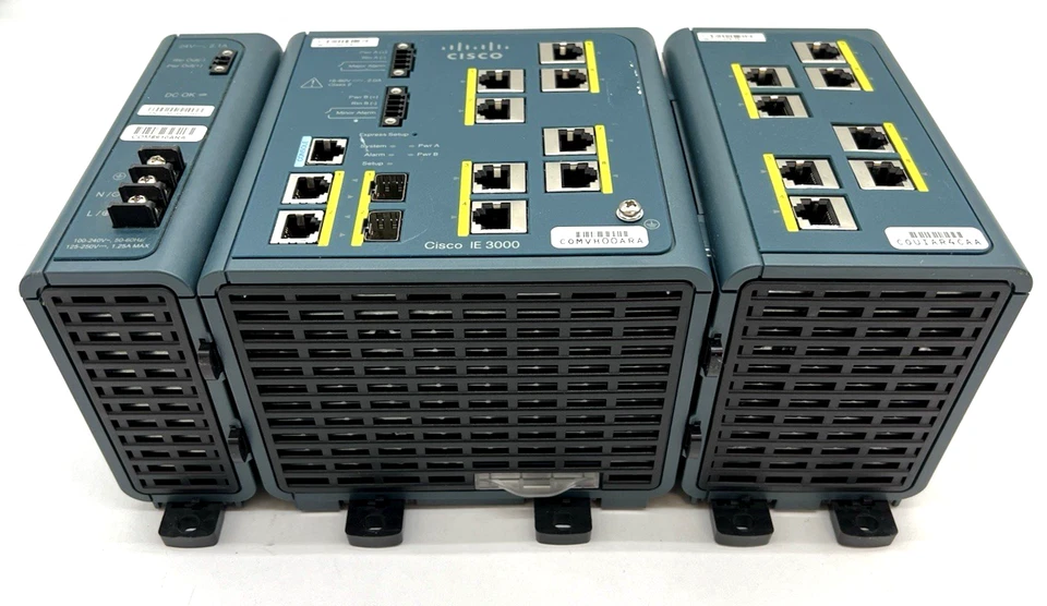 Cisco IE-3000-8TC IE 3000 8 Port Industrial Ethernet Switch with Expansion POE - Image 2 of 4