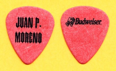 Juan P.Moreno Budweiser Rot Gitarre Pick - 1990s Tours