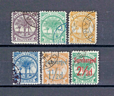 Samoa 1886-1898 #9d, 11f, 13g, 16, 24, 28 Used assortment