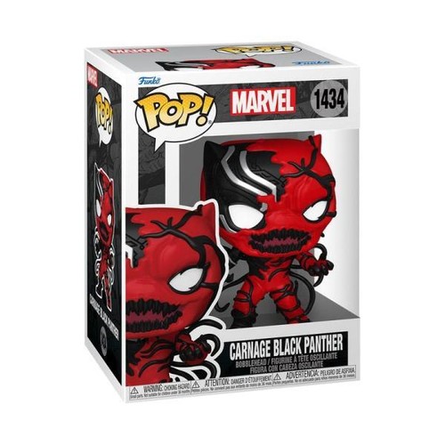 Marvel POP! Figura Vinilo Carnageized - Pantera Negra 9 cm - Imagen 3 de 3