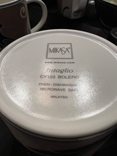 Mikasa Bolero Intaglio CY103 15 oz Coffee/Tea Mug NEW - Picture 3 of 3