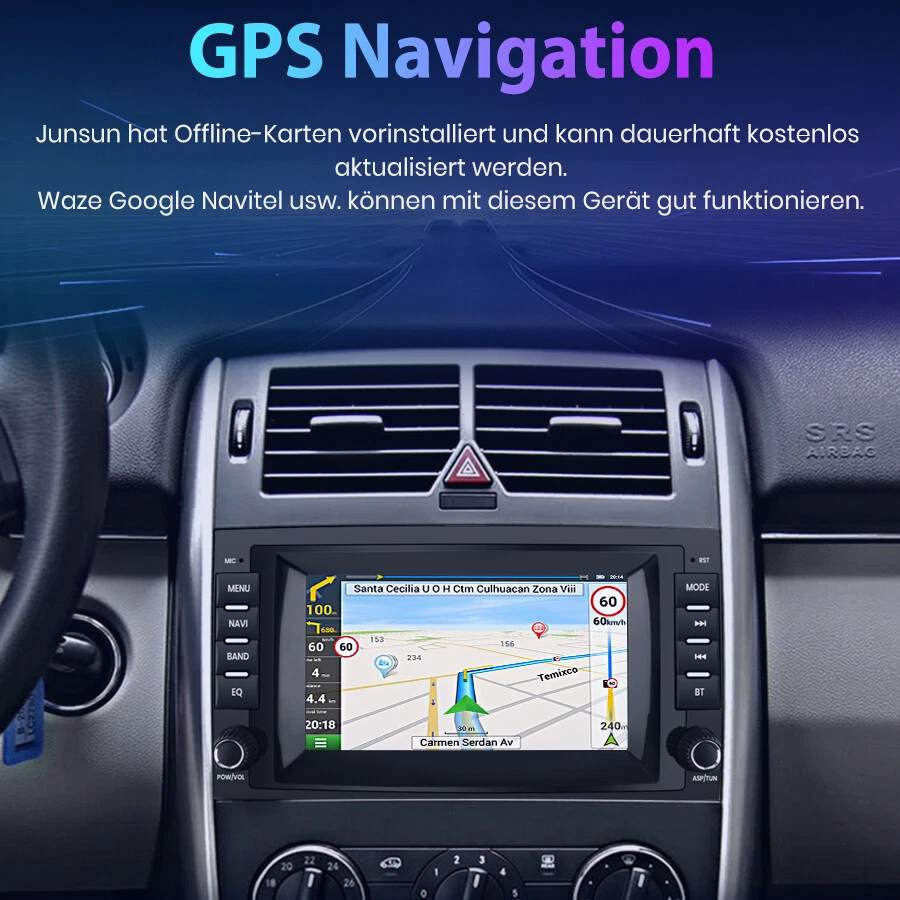 Autoradio Android GPS Navi Für Mercedes Benz A/B Klasse Sprinter Viano Vito W639 - Bild 4 von 4
