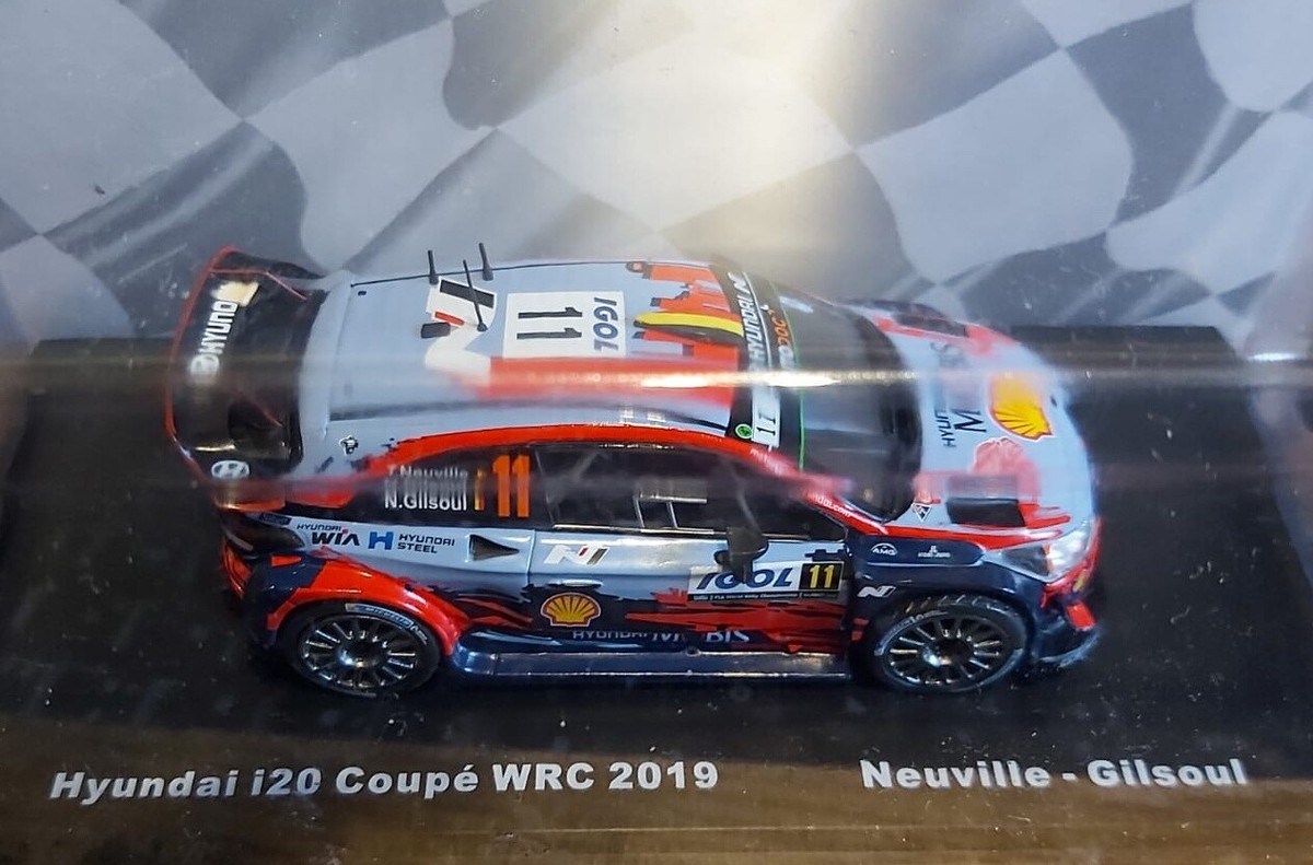 hyundai i20 coupe wrc #11 t. Neuville Gilsoul2019 1/43 Brand
