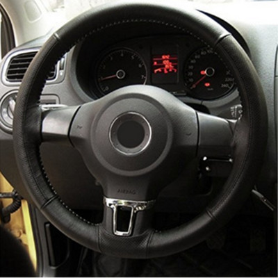 Hand Sewing Steering Wheel Cover 15in Anti-Slip Stitch On Wrap W/Needle & Thread