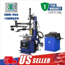 XK 960 690 Automatic Tire Changer Wheel Balancer Machine Combo Tire Repair Tool