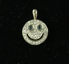 Authentic EYEFUNNY Pendant Smile Blue Eyes 18K yellow gold