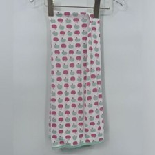 Kickee Pants Girl Natural Apples Ruffle swaddle New Bamboo