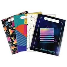 Mead Trapper Keeper Portfolio Folders Lot of 4 Retro