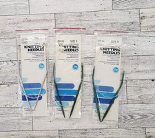 3X LOT Boye 7350 29'' Circular Knitting Needles USA Size 5 6 8 Aluminum