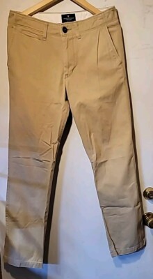 Pair American Eagle Khakis Relaxed Straight Fit Work Pants Men's Size 31'' x 32''