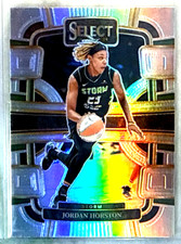 Jordan Horston 2024 Panini Select WNBA Silver Prizm Card-#82 Seattle Storm