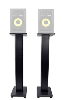 (2) Rockville 28'' Studio Monitor Speaker Stands For KRK ROKIT 6 G3 Monitors
