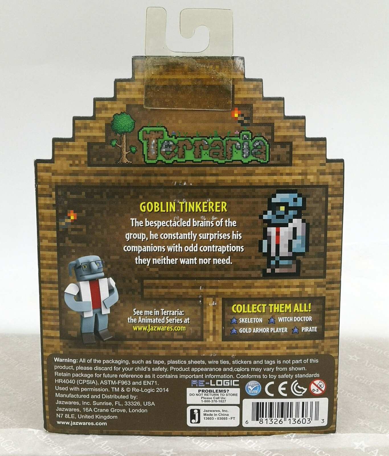 Terraria Series 1 Goblin Tinkerer With Accessory Action Figure for sale