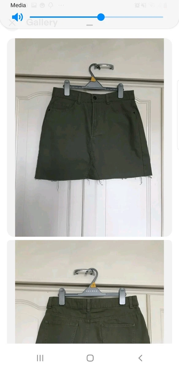 Khaki top skirt primark