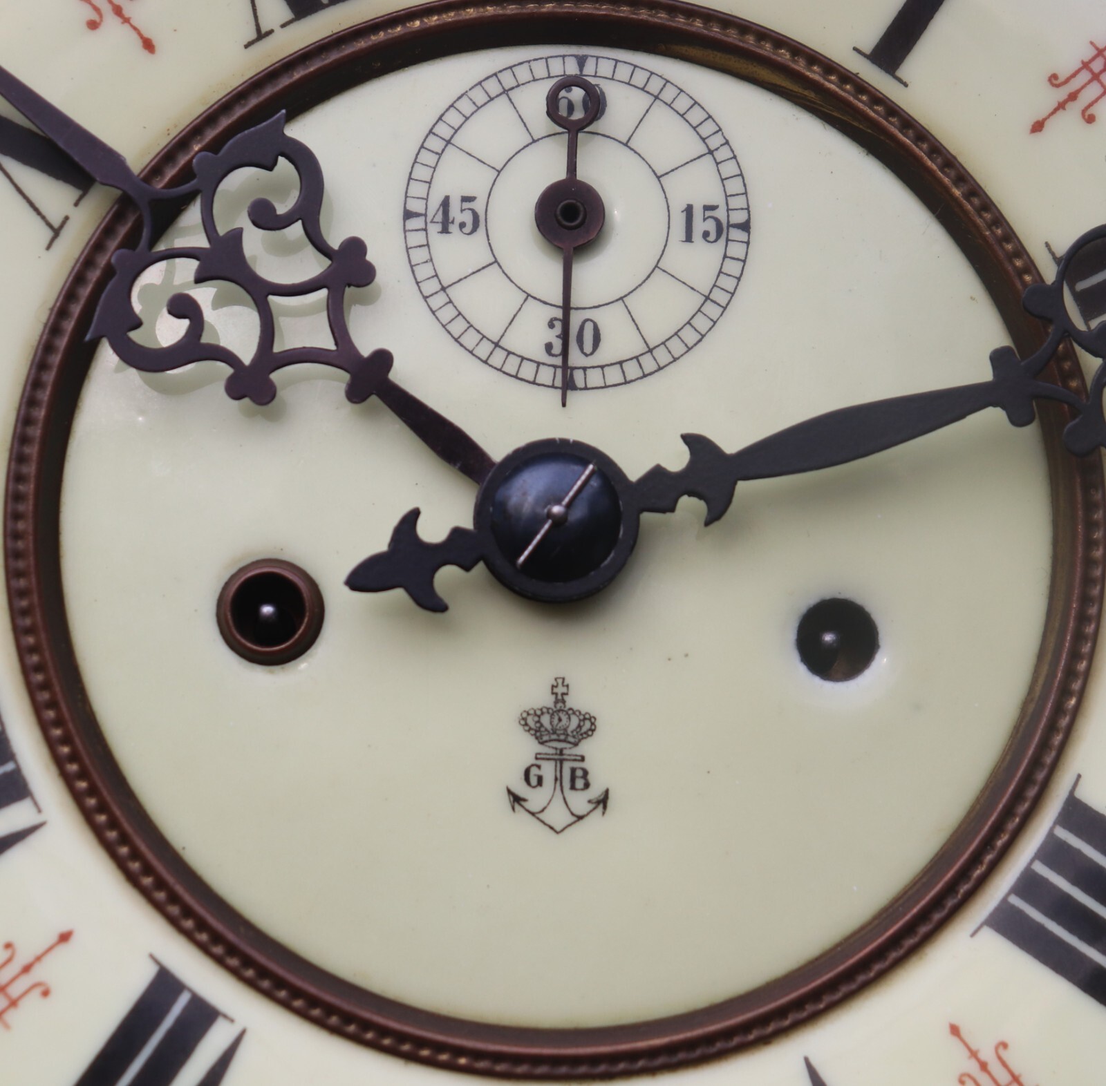 OLD GUSTAV BECKER DOUBLE WEIGHTED VIENNA REGULATOR WALL CLOCK FOR