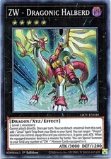 ZW - Dragonic Halberd LIOV-EN040 Yu-Gi-Oh! Card Light Play 1st Edition
