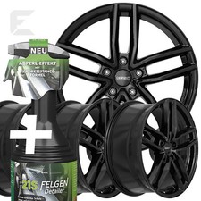 Alufelgen Satz für Seat Leon SP in 17 Zoll TR black Räder Felgen mit ABE