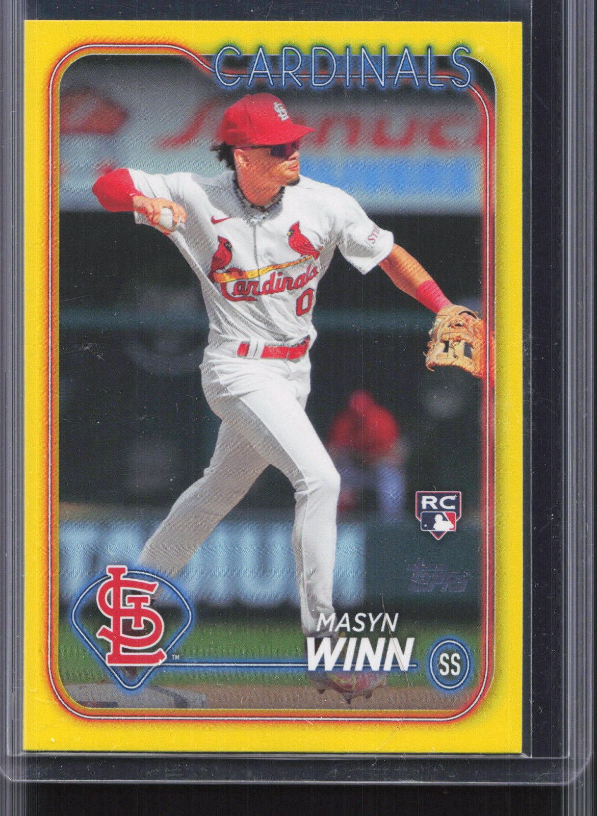 2024 Topps #480 Masyn Winn Yellow