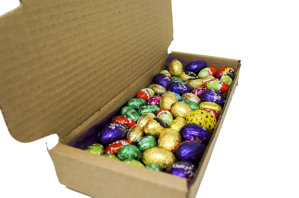 Mini Eier Galaxy Lindt Cadbury Daim Creme Party verschiedene Schokolade - Bild 3 von 4