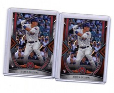 SEIYA SUZUKI 2022 Topps Museum Collection Copper Parallel & Base Rookie Card