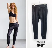 Commando M Black Jogger Faux Leather $158